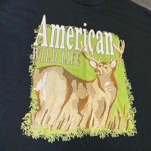 Vintage Tultex / American Wildlife Black XL Beauty